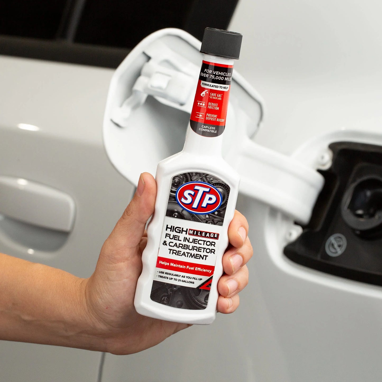 2 pack STP High Mileage Fuel Injector Cleaner and Carburetor Cleaner