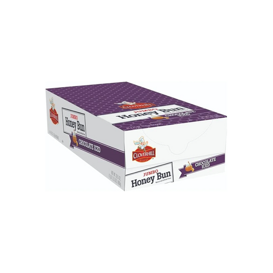 Cloverhill Bakery Jumbo Honey Bun, Chocolate Iced - 4.25 oz (6-Pack)