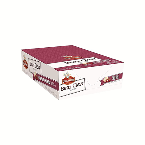 Bear Claw Cherry Cheese Danish – 12 Pack of 4.25 oz