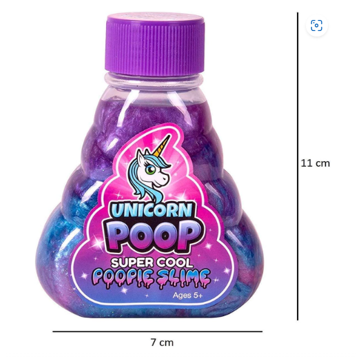 Unicorn Poop Slime - 12 Pack Magical Party Favors for Kids