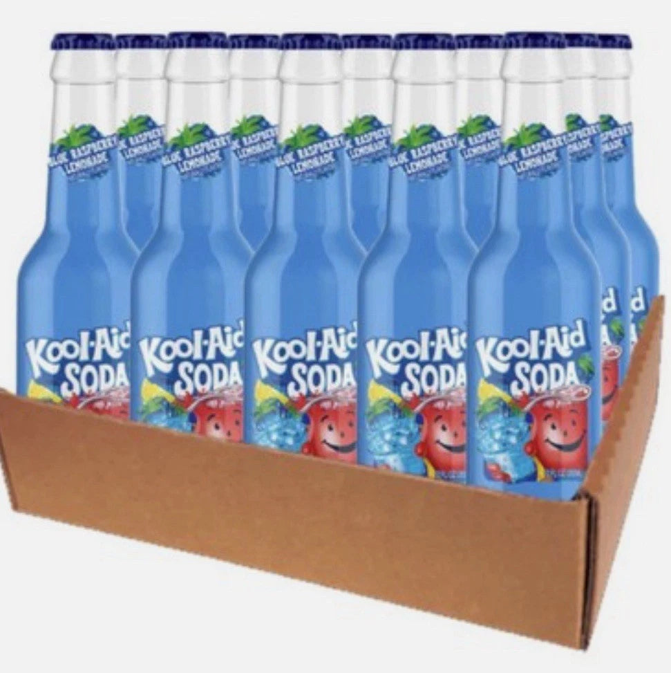 Kool-Aid Soda – Blue Raspberry Lemonade|(12 oz Bottles ,355ml)