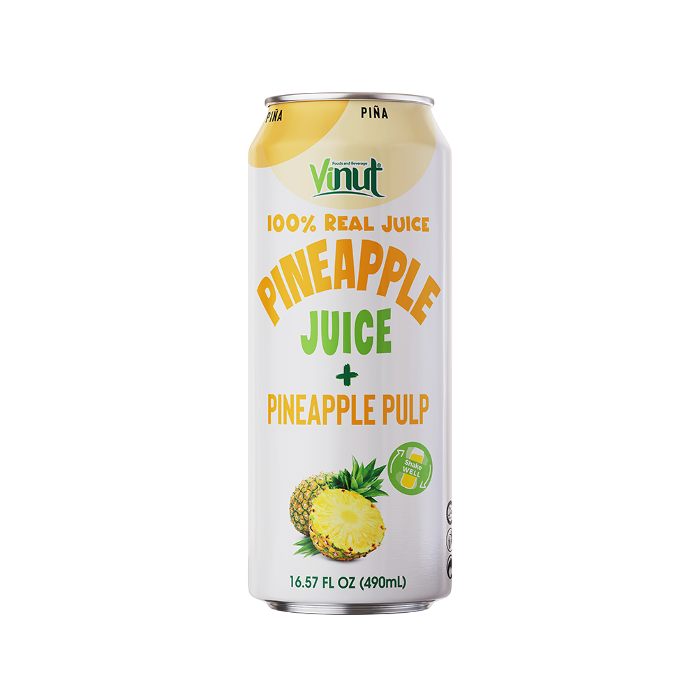 VINUT Real Juice with pulp (no sugar added) — 12 Pack